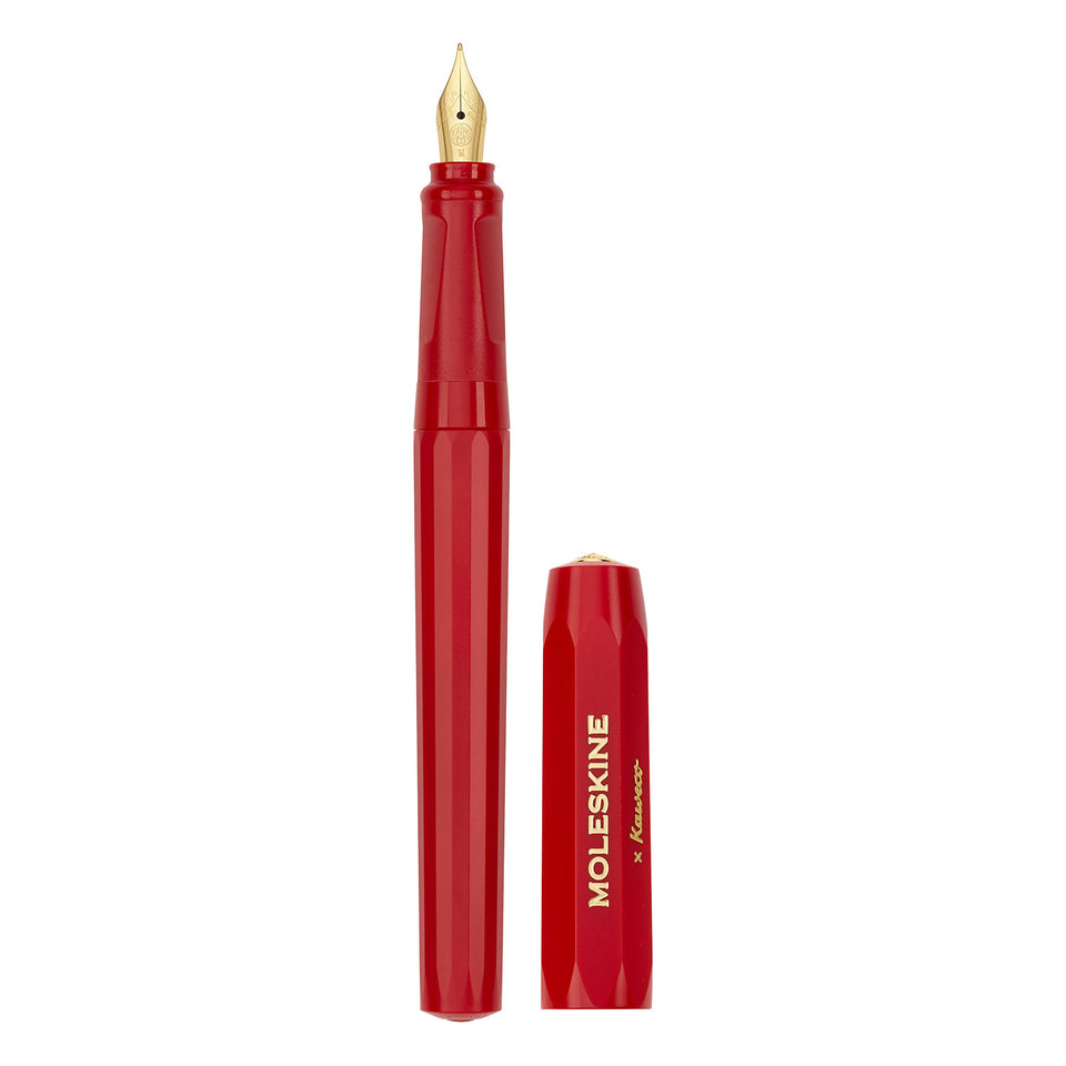 Pluma Fuente Kaweco Roja, Tinta Azul