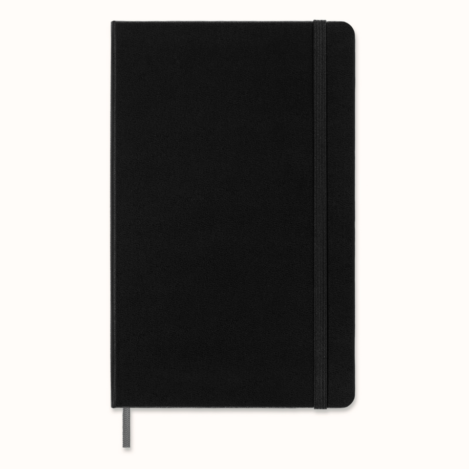 Libreta Smart Grande Negra Hoja Rayada Pasta Dura