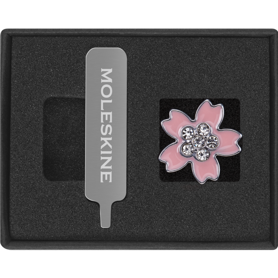 Pin Flor Sakura Cristal