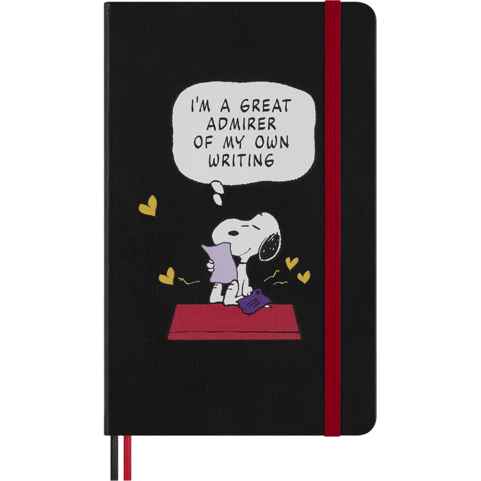 Libreta Peanuts Snoopy Grande Hoja Rayada Pasta Dura