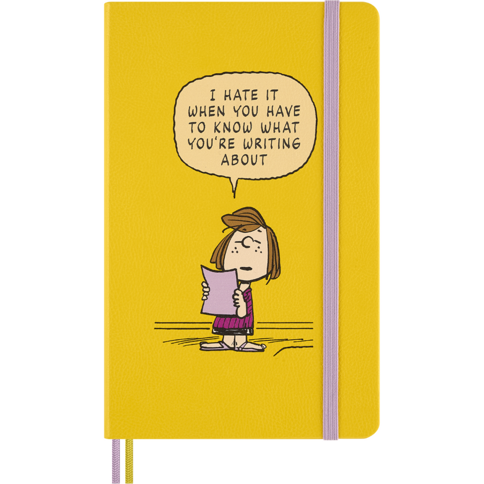 Libreta Peanuts Patty Grande Hoja Rayada Pasta Dura