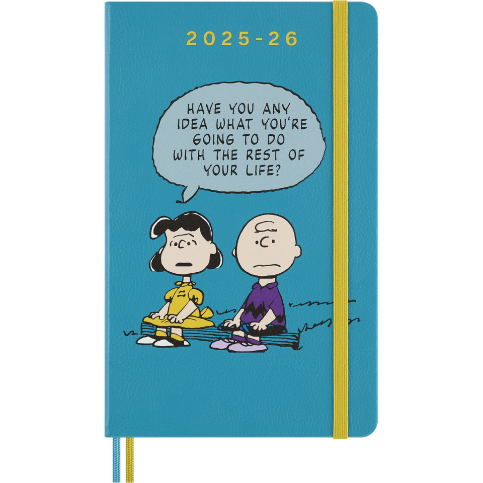 Agenda 2025- 2026 18 meses Grande Peanuts Semanal Pasta dura