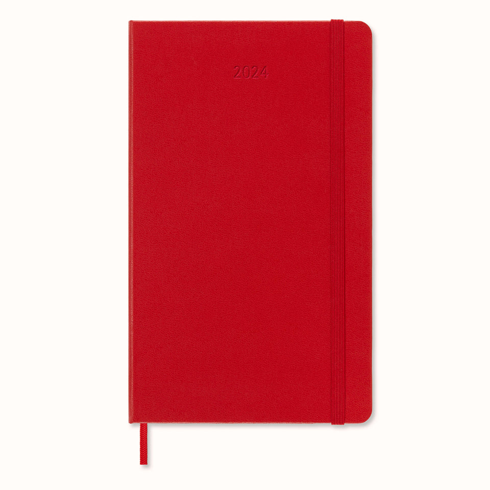 Agenda 2024 Grande Rojo Semanal Pasta Dura