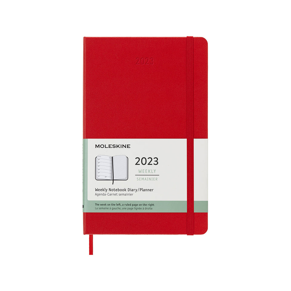 Agenda 2023 grande roja semanal pasta dura