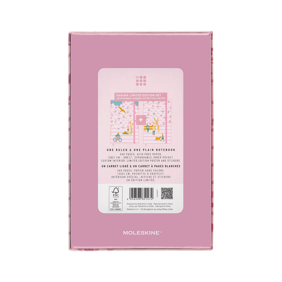 Set de libretas Sakura