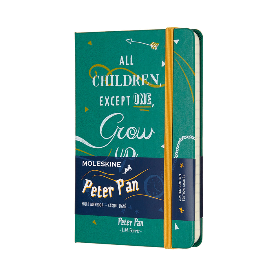 Libreta Peter Pan de bolsillo verde hoja rayada pasta dura