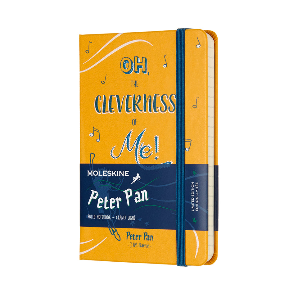 Libreta Peter Pan de bolsillo amarilla hoja rayada pasta dura