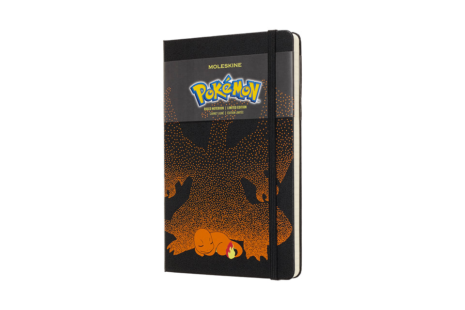 Libreta Pokémon Charmander hoja rayada pasta dura
