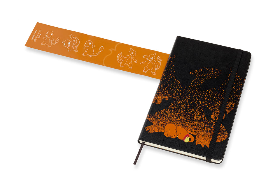 Libreta Pokémon Charmander hoja rayada pasta dura