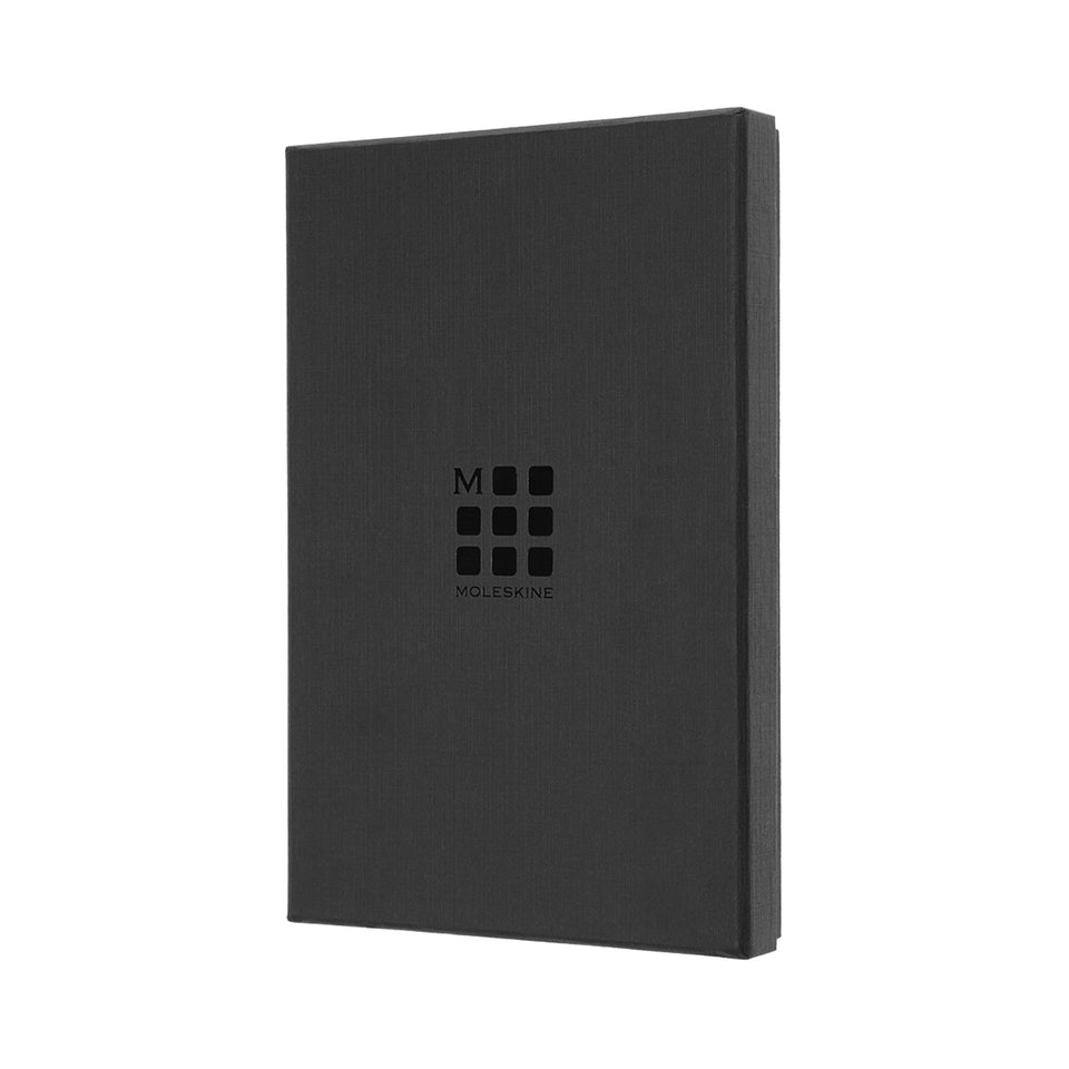 Libreta de cuerogrande marrón siena hoja rayada pasta dura