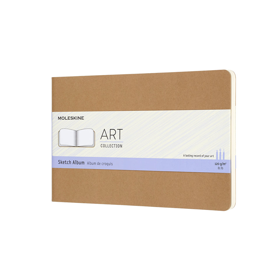 Sketch álbum grande kraft hoja blanca pasta suave