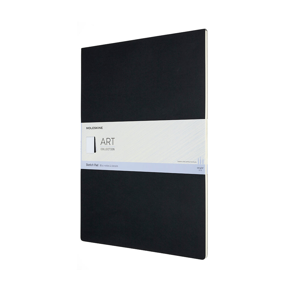 Sketch pad A3 negro hoja blanca pasta suave