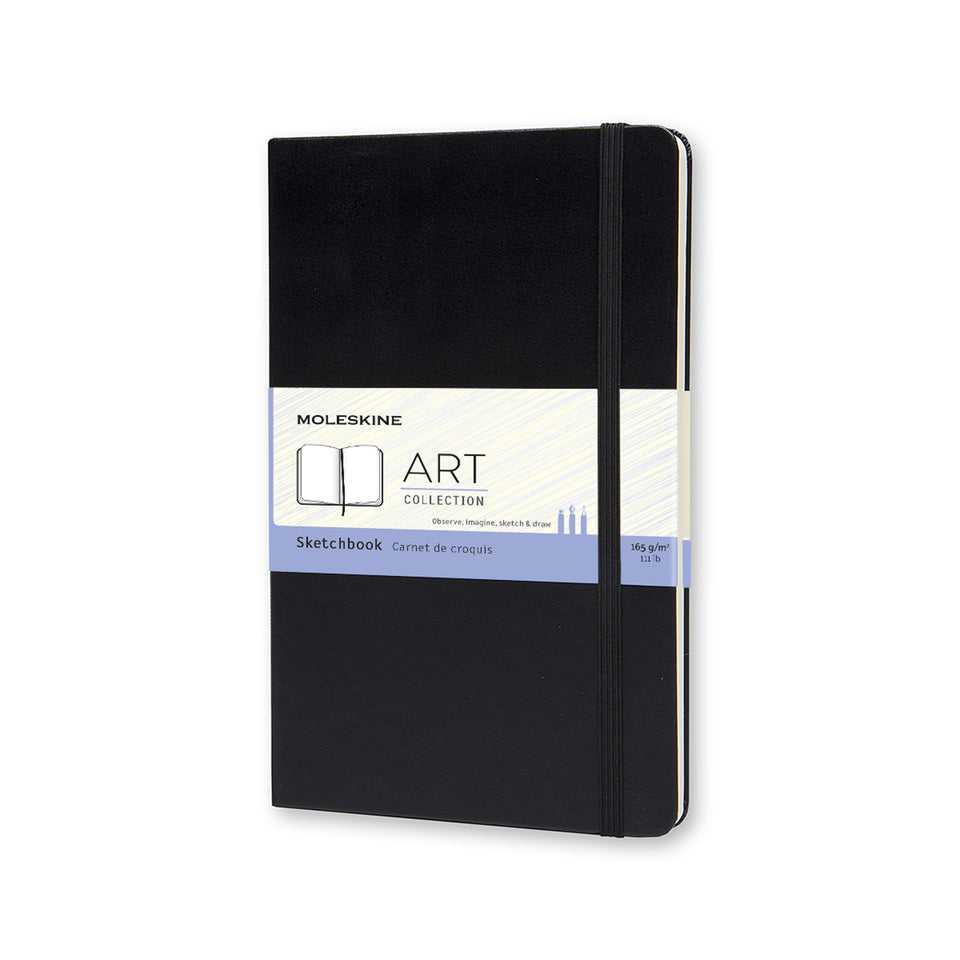 Sketchbook grande negro hoja blanca pasta dura