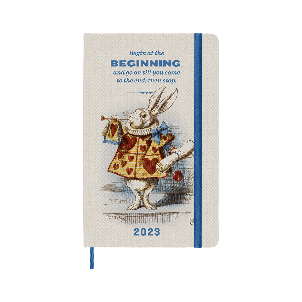 Agenda 2023 grande Alice conejo semanal pasta dura