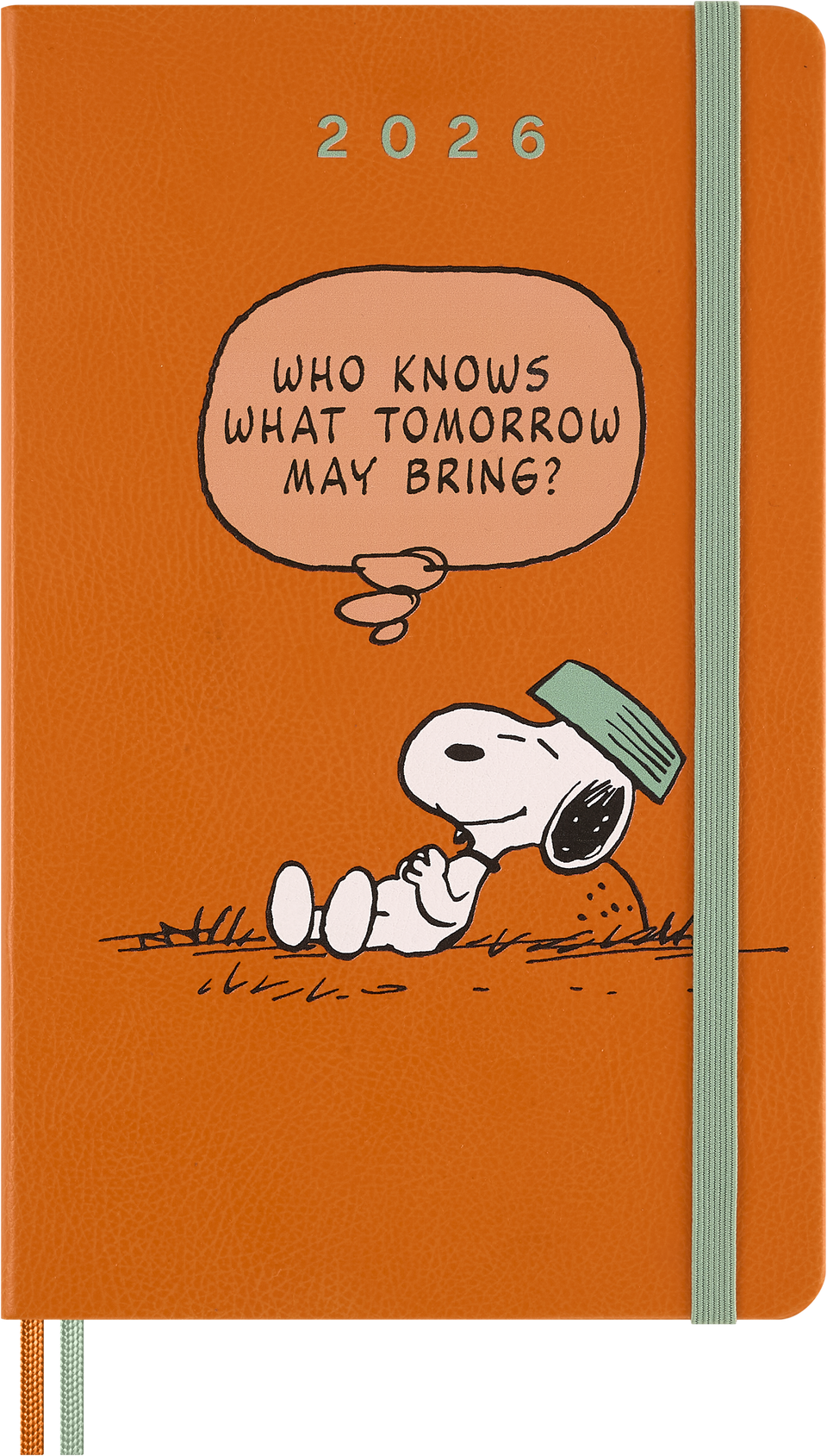 Agenda 2026 Grande Peanuts 'Snoopy' Naranja Semanal Pasta Dura